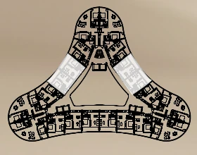 Position of this layout on the building floor